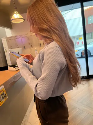 カラー 赤み消しカラー✳️ 井上明日翔💫のヘアスタイル