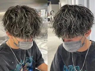 ショート パーマ メンズ 石井 光星のヘアスタイル