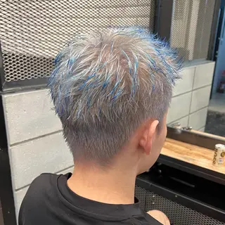 メンズ メンズ特化/パーマ/ メッシュ/竜成のヘアスタイル