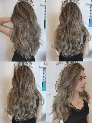 ロング カラー パーマ ヘアアレンジ メンズ キッズ ネイル マツエク・マツパ 美容室 ソンリエのヘアスタイル