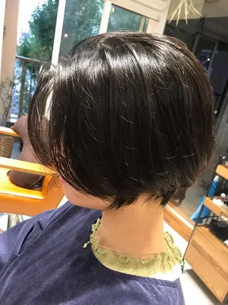 ショート 代表　清水稔也 オージュアソムリエのヘアスタイル