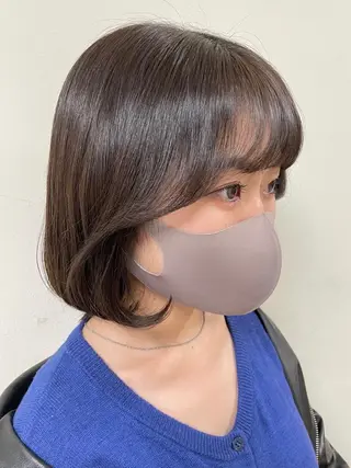 ショート カラー ヘアアレンジ maoブリーチ無し 似合わせカラーのヘアスタイル