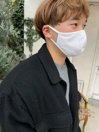 メンズ 泊 紗羅のヘアスタイル