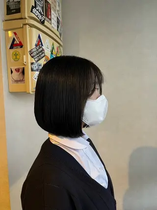 ショート the OSCAR所属・韓国ヘアスタイリスト Harukaのヘアスタイル