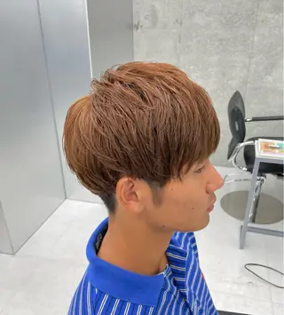 ショート メンズ ʜᴀʀᴜᴋᴀ♱メンズ ウルフ/ブリーチのヘアスタイル