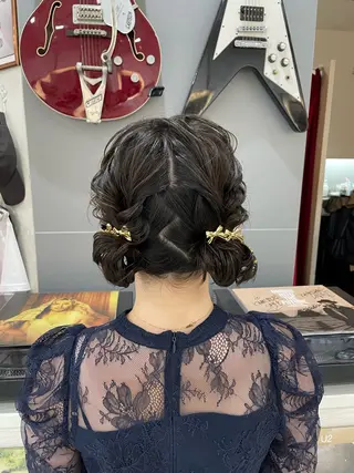 ヘアアレンジ HEARTS鹿児島所属・草ノ瀬 梨那のヘアスタイル