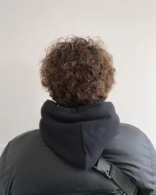 ミディアム パーマ メンズ メンズスタイリスト リュウジのヘアスタイル