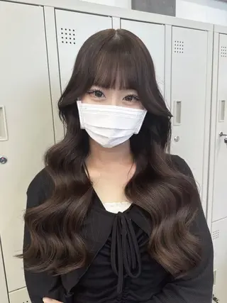 ロング カラー ヘアアレンジ 韓国ヘア🖤/透明感 shihoのヘアスタイル