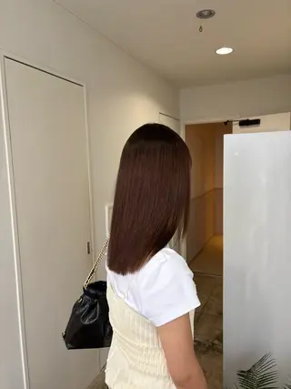 ロング 大阪/レイヤー/ ツヤ髪/ヨシノヒメカのヘアスタイル