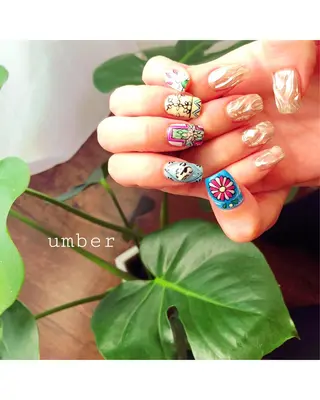 ネイル umber 三茶1分のネイルデザイン
