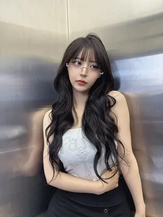 ロング Ma cherie by Lond所属・ハイトーン/韓国 ヘア/RINAのヘアスタイル