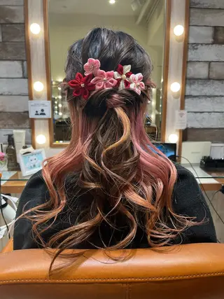 ロング ヘアアレンジ ななる ／モデル様募集中‼️のヘアスタイル