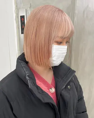 ミディアム カラー yiye 青山所属・無料カットモデル募集 🌱ひょうがのヘアスタイル