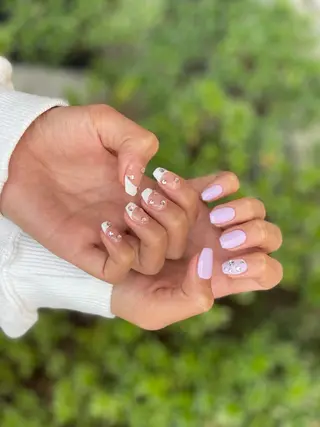 ロング カラー ヘアアレンジ キッズ ネイル マツエク・マツパ 福田 加奈のネイルデザイン