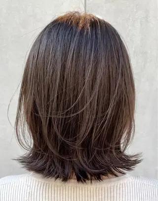 ミディアム ハイライトカラー メンズカット/杉山誠のヘアスタイル