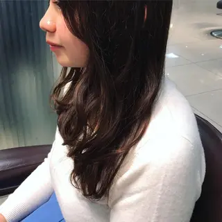 ロング カラー 二宮 早智子のヘアスタイル