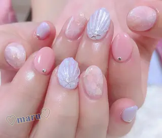 ネイル まるみ ♡のネイルデザイン