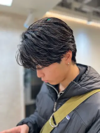 パーマ ヘアアレンジ メンズ スパイキーの鬼 ヒロムのヘアスタイル