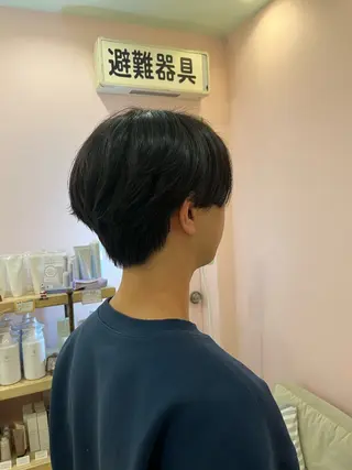 ショート メンズ メンズパーマモデル ／浅野未来🌼.*のヘアスタイル