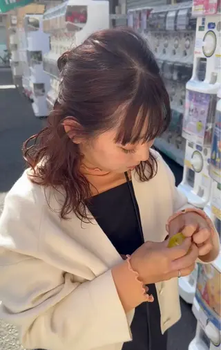 ミディアム カラー パーマ お洒落パーマ/ 艶カラー/michiのヘアスタイル