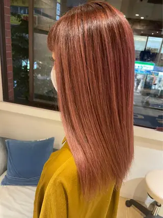 セミロング 渋谷ハイトーン/ デザインカラー阿部のヘアスタイル