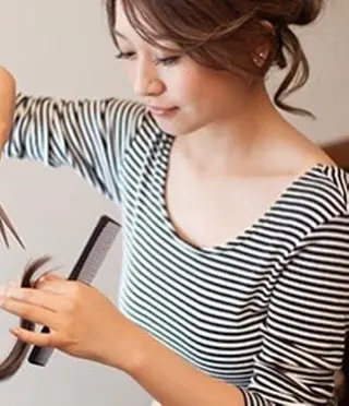 セミロング カラー パーマ ヘアアレンジ R3 Eyelash RSKのマツエク・マツパデザイン