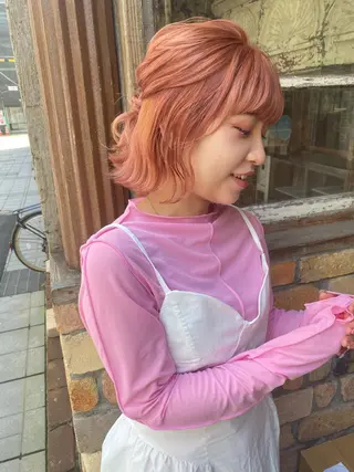 ミディアム ヘアアレンジ chic.🍋 Kirariのヘアスタイル