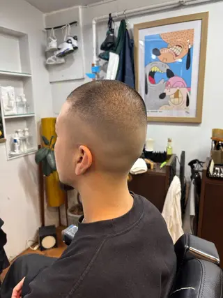 メンズ バーバーつるまき所属・あおき ゆうかのヘアスタイル