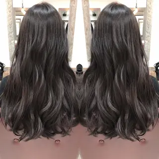 ロング カラー M IIのヘアスタイル