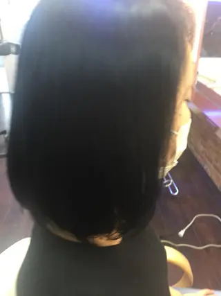 ミディアム カラー 桧山 真のヘアスタイル