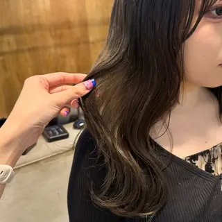 ロング カラー Lomalia もえかのヘアスタイル