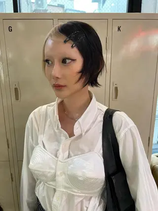 ショート 💥ウルフカット デザインあんな💥のヘアスタイル