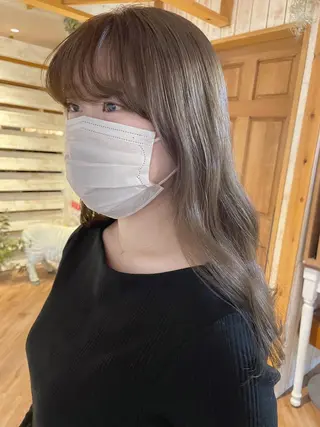 ロング カラー hair salon Ranun髪質改善のヘアスタイル