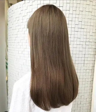 ロング 🦋ミルクティーベー ジュ🦋mayukiのヘアスタイル