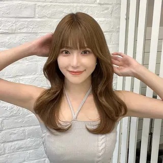 セミロング 映える顔まわり/前髪 特化 💗 ユキマのヘアスタイル