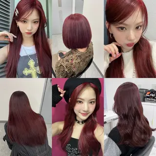 カラー ♡艶髪ブラウン himi♡のヘアスタイル