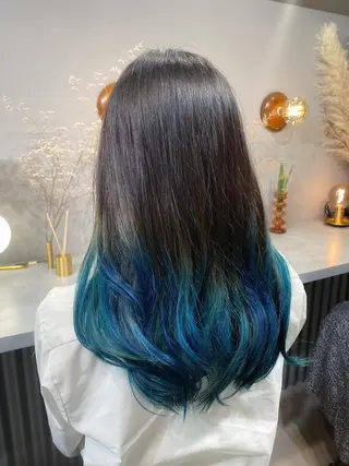 ロング ✂︎神カット&カラー 韓国風パーマ黒田ダイのヘアスタイル