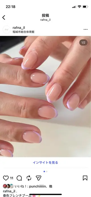 ネイル Raf. 《稲城市＊open》のネイルデザイン