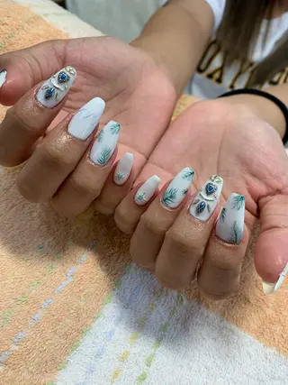 ネイル rukianail 新里のネイルデザイン