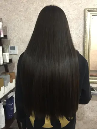 ロング ank classic hair【アンククラシックヘアー】所属・バレイヤージュ ハイライト　齋藤祐哉のヘアスタイル