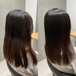 セミロング 髪質改善ヘアケア 艶髪特化/上田のヘアスタイル