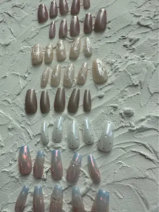 ネイル ⭐︎休業中の練習⭐︎ JNA認定講師髙橋のネイルデザイン