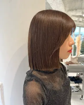 ミディアム ボブ/レイヤー/ 茉莉花のヘアスタイル