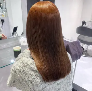 ロング カラー 🫧うる艶トレンド 🫧透明感カラーのヘアスタイル