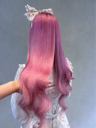 ロング カラー 🍒るい🍒ブリーチ モデル様募集中🌟のヘアスタイル