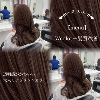 ロング カラー 🤍レイヤー/顔周り /hirari🤍のヘアスタイル