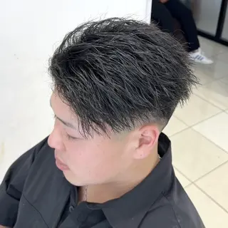 パーマ メンズ メンズ特化/勝田駅/ 佐和駅/鈴木輝瑠/のヘアスタイル