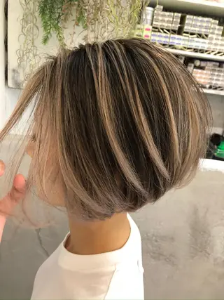 ショート カラー olino 【オリノ】西田辺のヘアスタイル