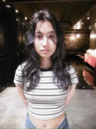 ロング カラー ルカ/ ムードカット🍓のヘアスタイル