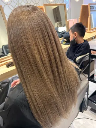 ロング カラー 下妻 カラーエクステ難波のヘアスタイル